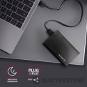 AXAGON EE25-A6M Bezśrubowa aluminiowa obudowa zewnętrzna USB 3.2 Gen 1 - SATA 6G dla 2.5" SSD/HDD