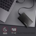 AXAGON EE25-A6C Bezśrubowa aluminiowa obudowa zewnętrzna USB-C 3.2 Gen 1 - SATA 6G dla 2.5" SSD/HDD