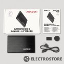 AXAGON EE25-A6C Bezśrubowa aluminiowa obudowa zewnętrzna USB-C 3.2 Gen 1 - SATA 6G dla 2.5" SSD/HDD