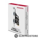 AXAGON PCEA-S2N Kontroler PCIe 2x port szeregowy RS232 250 Kbps, w zestawie SP & LP