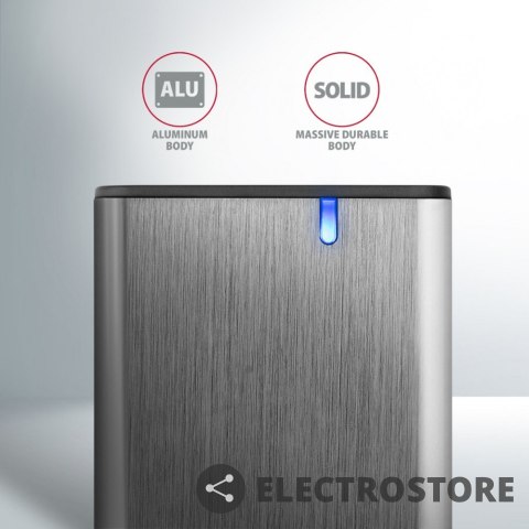 AXAGON EEM2-SG2 Obudowa zewnętrzna aluminiowa bezśrubowa USB-C 3.2 Gen 2 M.2 NVMe & SATA SSD + USB-A - USB-C redukcja AXAGON EEM2-SG2 Obudowa zewnętrzna aluminiowa bezśrubowa USB-C 3.2 Gen 2 M.2 NVMe & SATA SSD + USB-A - USB-C redukcja