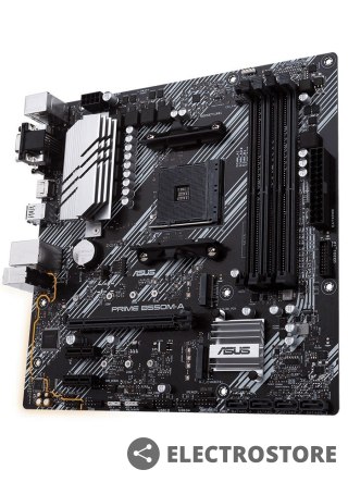 Asus Płyta główna PRIME B550M-A AM4 4DDR4 DVI-D/HDMI M.2 mATX
