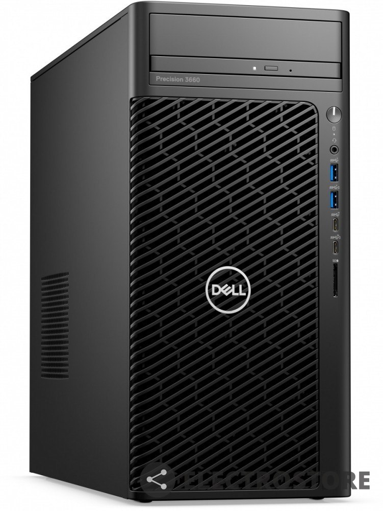 Dell Stacja robocza Precision 3660 Win11Pro i7-12700K/32GB/1TB SSD/Integrated/DVD RW/Kb/Mouse/3Y Pro Support