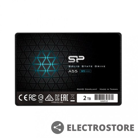 Silicon Power Dysk SSD Slim Ace A55 2TB 2,5 cala SATA3 500/450 MB/s 7mm