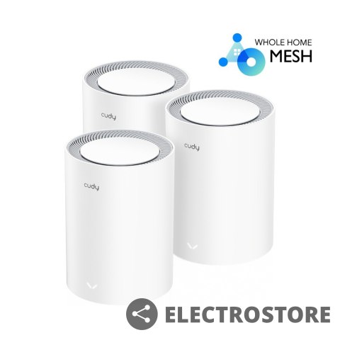 Cudy System WiFi Mesh M1800 (3-Pack) AX1800 Cudy System WiFi Mesh M1800 (3-Pack) AX1800