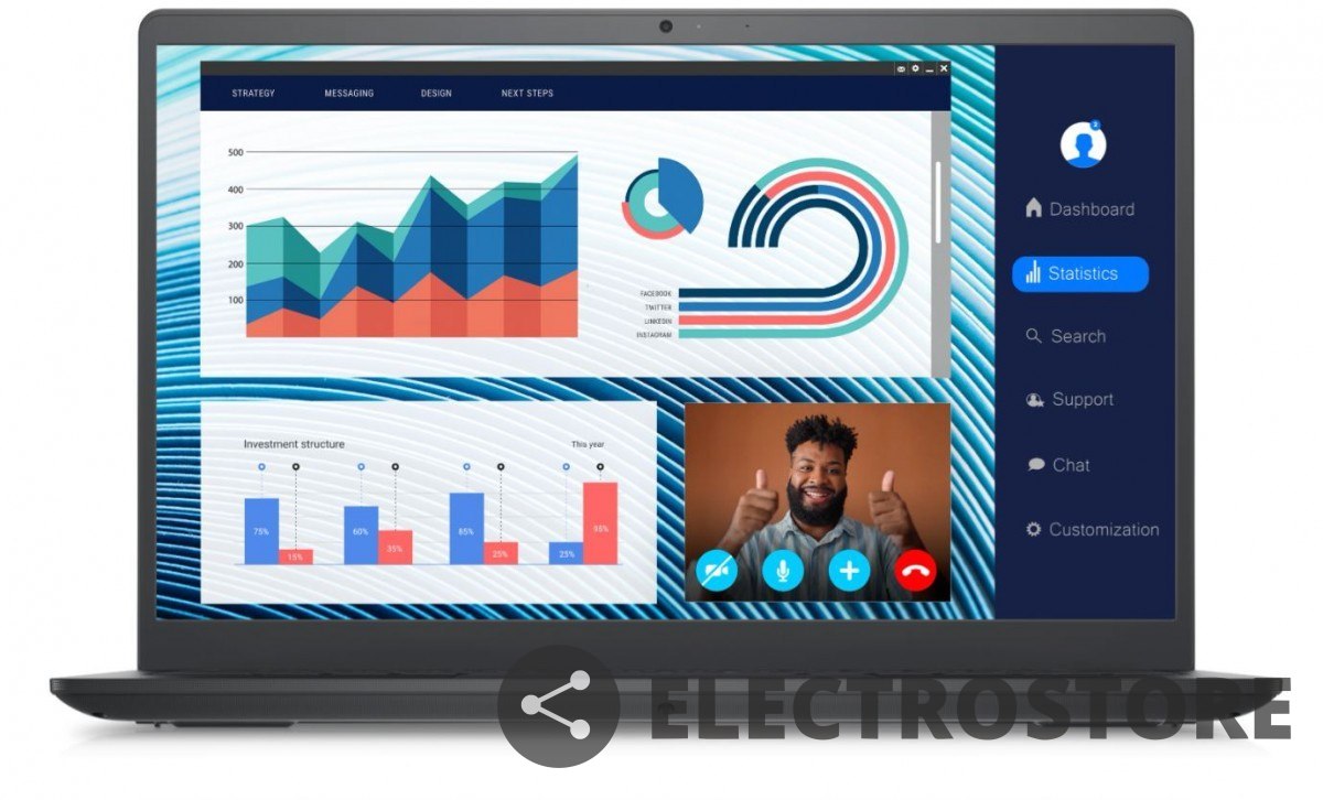 Dell Notebook Vostro 3420 Win11Pro i3-1215U/8GB/256GB SSD/14.0 FHD/Intel UHD/Cam & Mic/WLAN + BT/Backlit Kb/3 Cell/3Y ProSupport Dell Notebook Vostro 3420 Win11Pro i3-1215U/8GB/256GB SSD/14.0 FHD/Intel UHD/Cam & Mic/WLAN + BT/Backlit Kb/3 Cell/3Y ProSupport