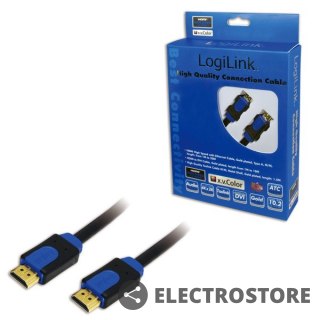 LogiLink Kabel HDMI high speed z Ethernet, dl. 15m