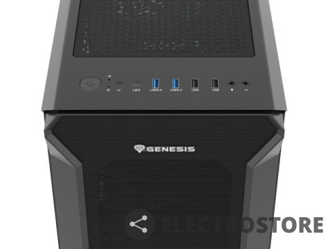 Natec Obudowa Genesis Irid 505F z oknem USB 3.0 Natec Obudowa Genesis Irid 505F z oknem USB 3.0