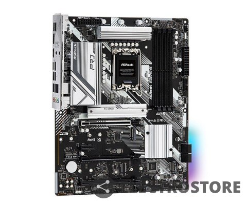 ASRock Płyta główna B760 Pro RS s1700 4DDR5 DP/HDMI/eDP M.2 ATX ASRock Płyta główna B760 Pro RS s1700 4DDR5 DP/HDMI/eDP M.2 ATX