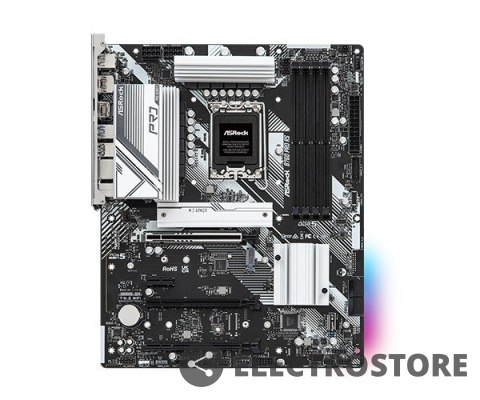 ASRock Płyta główna B760 Pro RS s1700 4DDR5 DP/HDMI/eDP M.2 ATX ASRock Płyta główna B760 Pro RS s1700 4DDR5 DP/HDMI/eDP M.2 ATX