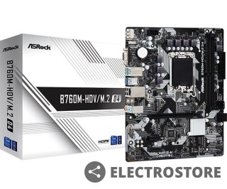 ASRock Płyta główna B760M-HDV/M.2 D4 s1700 2DDR4 DP/HDMI mATX