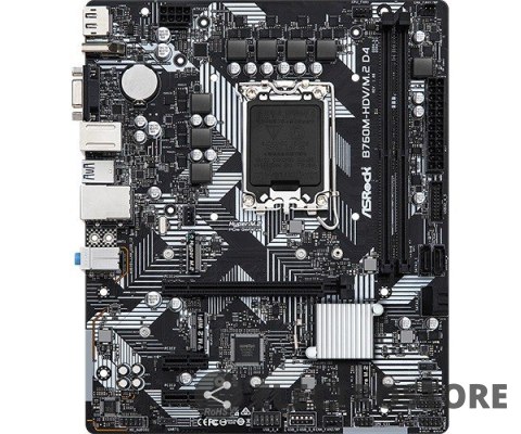 ASRock Płyta główna B760M-HDV/M.2 D4 s1700 2DDR4 DP/HDMI mATX ASRock Płyta główna B760M-HDV/M.2 D4 s1700 2DDR4 DP/HDMI mATX