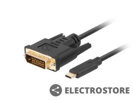 Lanberg Kabel USB-C(M)->DVI-D(24+1)(M) 1.8M czarny