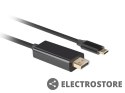 Lanberg Kabel USB-C(M)->Displayport(M) 1M 4K 60HZ czarny