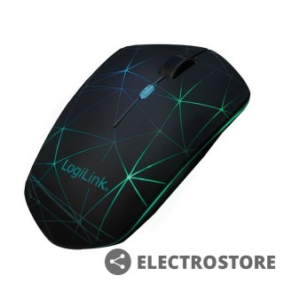 LogiLink Mysz bezprzewodowa Bluetooth, optyczna z podświetleniem LED