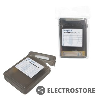 LogiLink Pudełko ochronne do HDD 3.5 cala Czarne