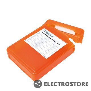 LogiLink Pudełko ochronne do HDD 3.5 cala Pomarańczowe