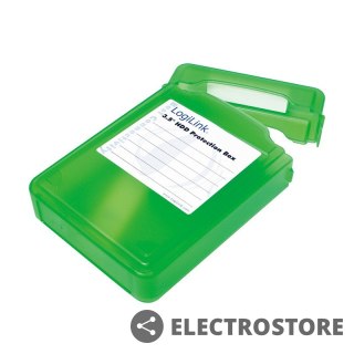 LogiLink Pudełko ochronne do HDD 3.5 cala Zielone