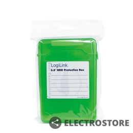 LogiLink Pudełko ochronne do HDD 3.5 cala Zielone