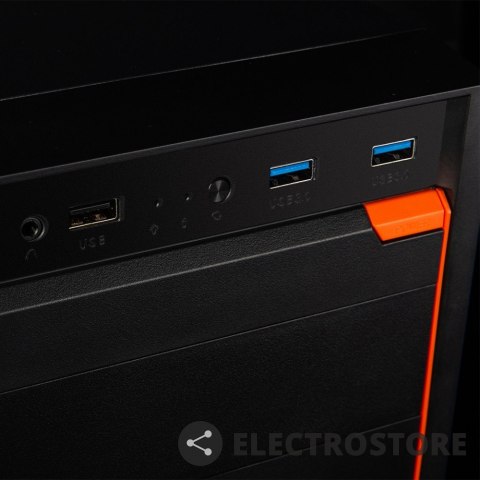 Logic Concept Obudowa komputerowa J23 midi tower ATX USB 3.0 x 2 Czarna Logic Concept Obudowa komputerowa J23 midi tower ATX USB 3.0 x 2 Czarna