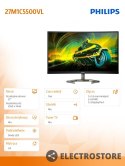 Philips Monitor 27 cali 27M1C5500VL Curved VA 165Hz HDMIx2 DP HDR