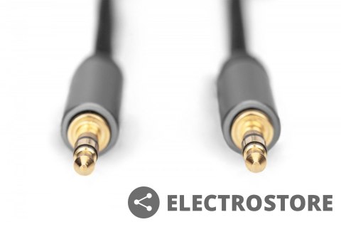 Digitus Kabel połączeniowy audio MiniJack Stereo Typ 3.5mm/3.5mm M/M nylon 3m Digitus Kabel połączeniowy audio MiniJack Stereo Typ 3.5mm/3.5mm M/M nylon 3m