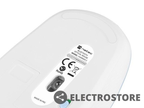 Natec Mysz bezprzewodowa Harrier 2 Bluetooth 5.1 biało-niebieska Natec Mysz bezprzewodowa Harrier 2 Bluetooth 5.1 biało-niebieska