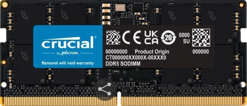 Crucial Pamięć DDR5 SODIMM 16GB/5600 CL46 (16Gbit)