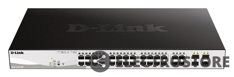 D-Link Przełącznik DGS-1210-28P 24GE PoE 4SFP