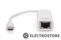 Digitus Karta sieciowa przewodowa USB 3.0 Typ C do Gigabit Ethernet 10/100/1000Mbps