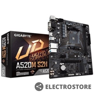 Gigabyte Płyta główna A520M S2H AM4 2DDR4 M.2 HDMI/DVI mATX