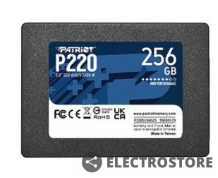 Patriot Dysk SSD 256GB P220 550/490 MB/s SATA III 2,5