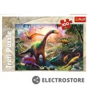 Trefl Puzzle 100 elementów, Świat dinozaurów