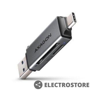AXAGON CRE-DAC Czytnik kart zewnętrzny USB3.2 Gen 1 Type-C + Type-A SD/microSD