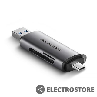 AXAGON CRE-SAC Czytnik kart zewnętrzny USB3.2 Gen 1 Type-C + Type-A SD/microSD