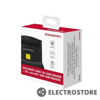 AXAGON CRE-SM2 Czytnik kart identyfikacyjnych & SD/microSD/SIM USB