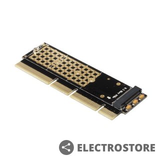 AXAGON PCEM2-1U Adapter wewnętrzny PCIe x16/x8/x4, M.2 NVMe M-key slot, 1U