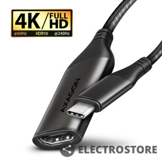 AXAGON RVC-HI2M Adapter aktywny USB-C -> HDMI 2.0 4K/60Hz Aluminum, 25cm kabel