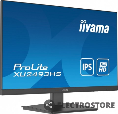 IIYAMA Monitor 23.8 cala XU2493HS-B5 IPS,HDMI,DP,2x2W,ACR,Ficker free IIYAMA Monitor 23.8 cala XU2493HS-B5 IPS,HDMI,DP,2x2W,ACR,Ficker free