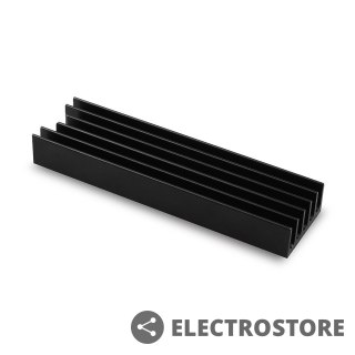 AXAGON CLR-M2L10 Chłodnica aluminiowa pasywna do dysku M.2 SSD, ALU korpus, silikonowe silikonowe podkładki termiczne, wysokość 10mm