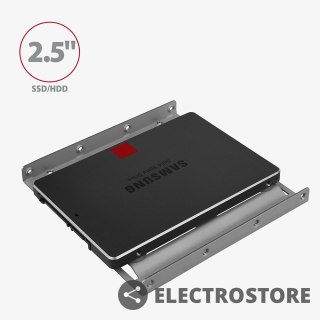 AXAGON RHD-125S Ramka metalowa do montażu 1x 2.5" HDD w pozycji 3.5", szary