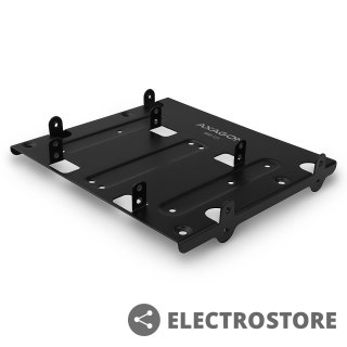 AXAGON RHD-435 Ramka metalowa do montażu 4x 2.5" HDD (2x 2.5" HDD/SSD & 1x 3.5" HDD) w pozycji 5.25" Czarna