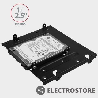 AXAGON RHD-435 Ramka metalowa do montażu 4x 2.5" HDD (2x 2.5" HDD/SSD & 1x 3.5" HDD) w pozycji 5.25" Czarna