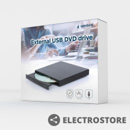 Gembird Napęd DVD na USB zew DVD-USB-04 Czarny