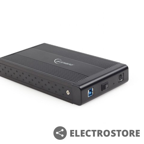 Gembird Obudowa zewnętrzna 3.5 USB 3.0 Czarna Gembird Obudowa zewnętrzna 3.5 USB 3.0 Czarna