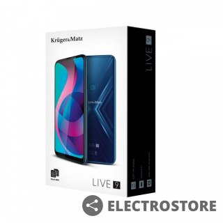 Kruger & Matz Smartfon LIVE 9 niebieski