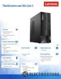 Lenovo Komputer ThinkCentre Neo 50s SFF 11T000ELPB W11Pro i5-12400/8GB/256GB/INT/DVD/3YRS OS