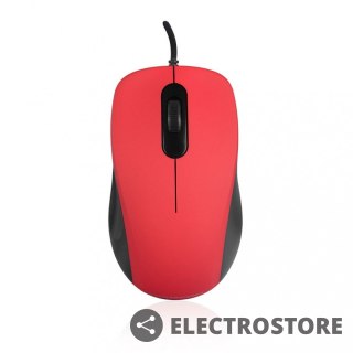 MODECOM M10S SILENT CZERWONA PRZEWODOWA MYSZ OPTYCZNA