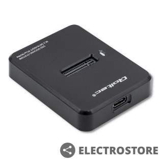 Qoltec Stacja dokująca dysków SSD M.2 SATA / PCIe | NGFF / NVMe | USB 3.1
