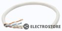 Techly Kabel instalacyjny skrętka U/UTP Cat6 4x2 linka CCA 100m szary